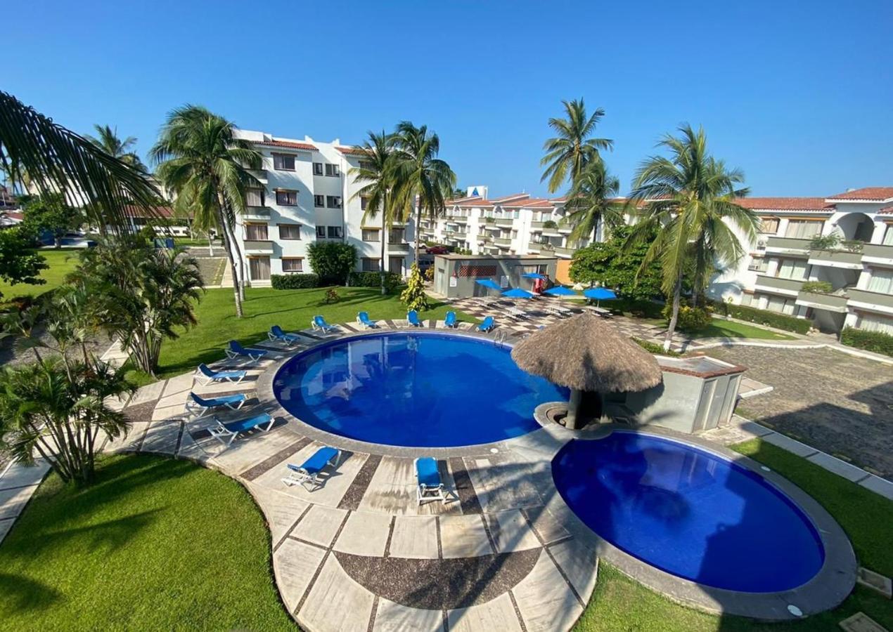 Hermoso Condominio Suites Las Palmas Con Alberca Manzanillo Extérieur photo